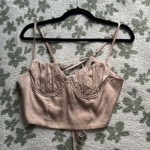 SHEIN corset style crop top with underwire